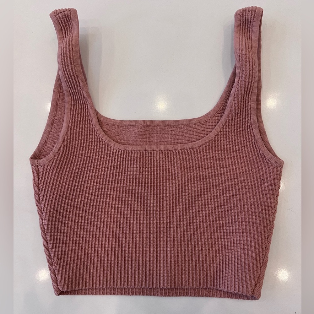 Aritzia coral crop top size 00 (XS) - Picture 2 of 4